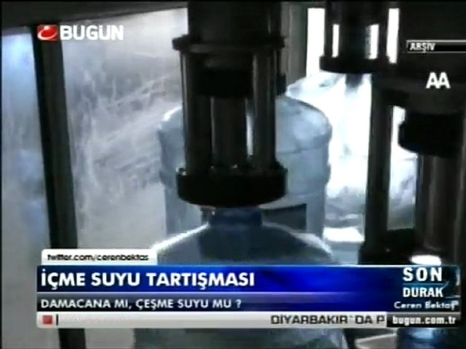 Bugün TV "İçme Suyu Tartışması" konulu haber