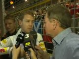 Martin Brundle gridwalk - F1 Singapore Sebastian Vettel interview