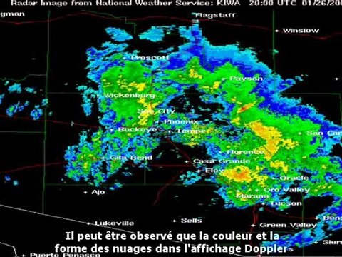 Chemtrails/Chaffs capturés par des Radars Météo