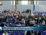 Dette grecque : l'Allemagne vote pour le plan d'aide