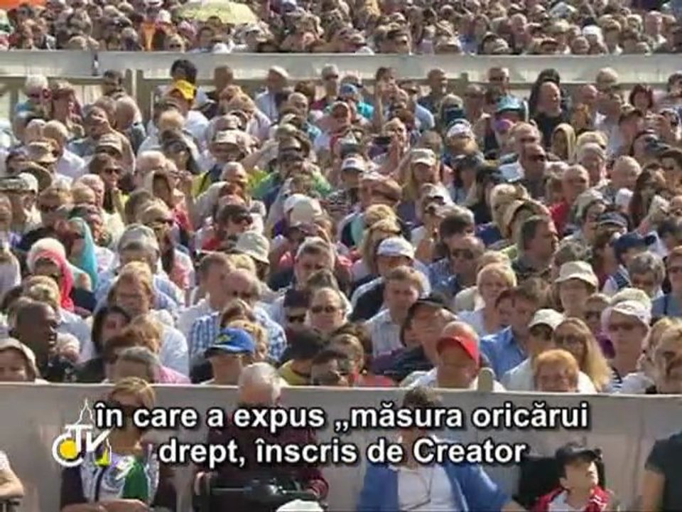 Papa: Numai Dumnezeu dă vieţii sensul cel mai profund