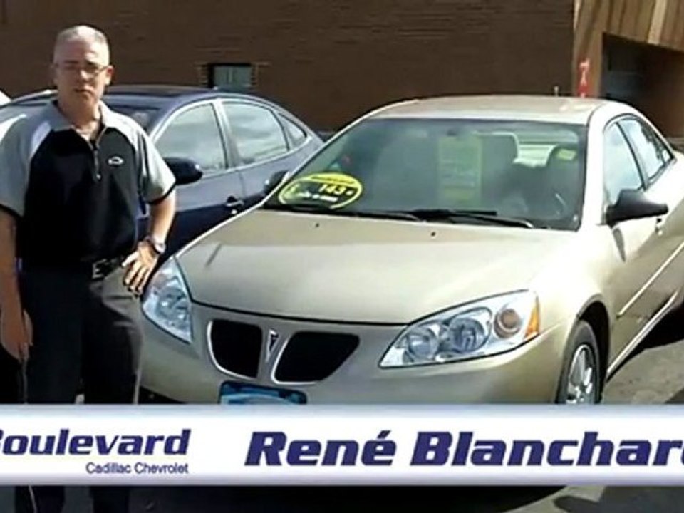 2006 Pontiac G6 chez Boulevard Cadillac Chevrolet a Gatineau