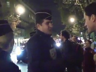 Detenciones indignados en Paris