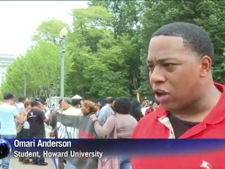 Students protest against Troy Davis execution