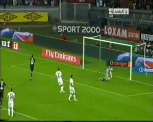 هدف نيس على باريس سان جيرمان