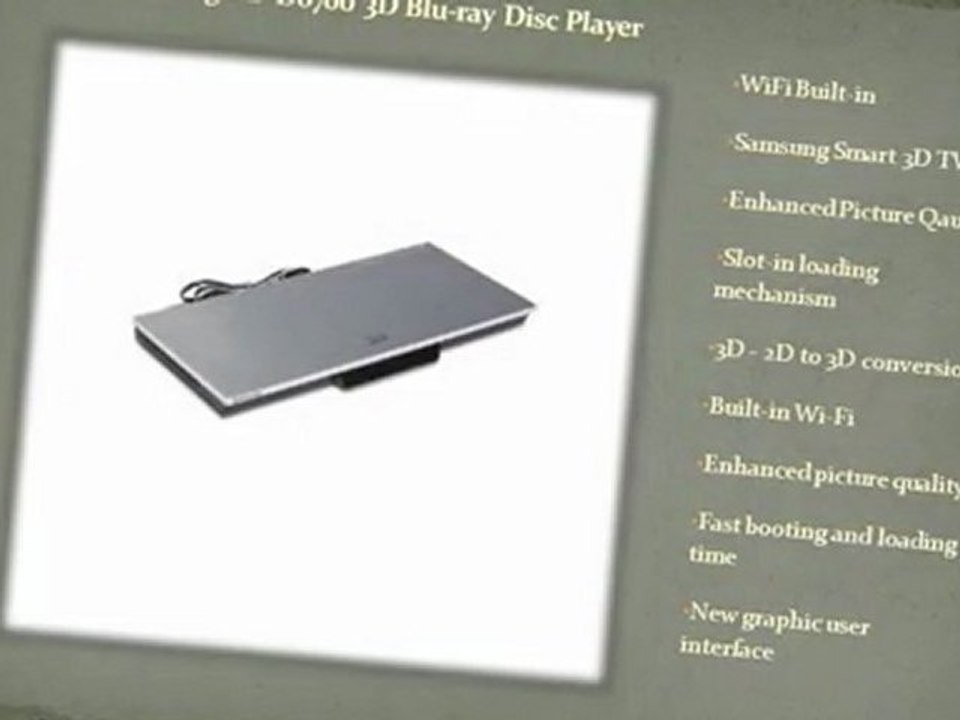 Best 3D Blu Ray Player 2011