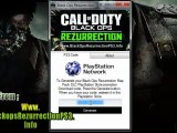 Call of Duty Black Ops Resurrection Map Pack PS3 DLC Codes Free!!