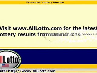 Powerball Lottery Drawing Results for September 21, 2011