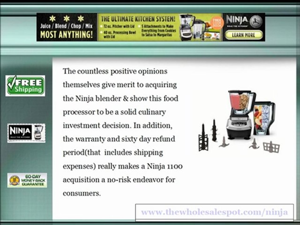 Ninja 1100 Blender Review - Reasons You Should Buy the Ninja Kitchen System