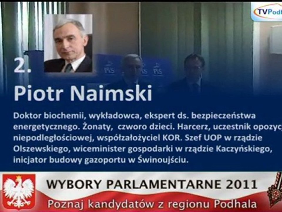 Kandydaci Prawa i Sprawiedliwości z naszego okręgu