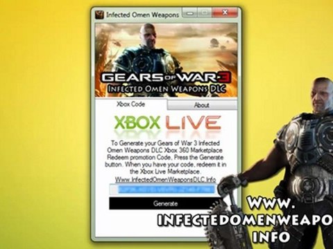 How to Unlock Gears of War 3 Infected Omen Weapons DLC!!