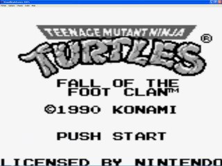 Teenage Mutant Ninja Turtles Fall of the Foot Clan [GameBoy]