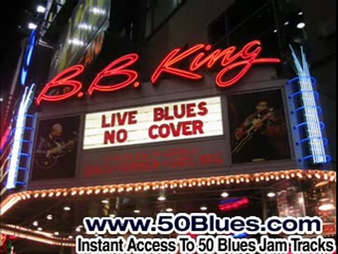 A Nice Blues Guitar Backing Track in Am A minor - 50Blues.co