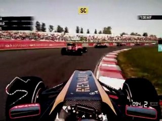 F1 2011 Safety Car Revealed Gameplay PS3