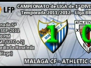 Jor.5: Málaga CF 1 - Athletic 0 (21/09/11)