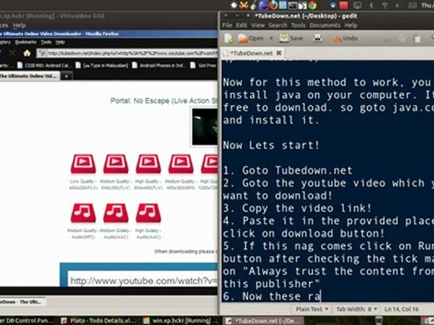 Tutorial - How to download youtube videos to your computer for free (even as Audio)