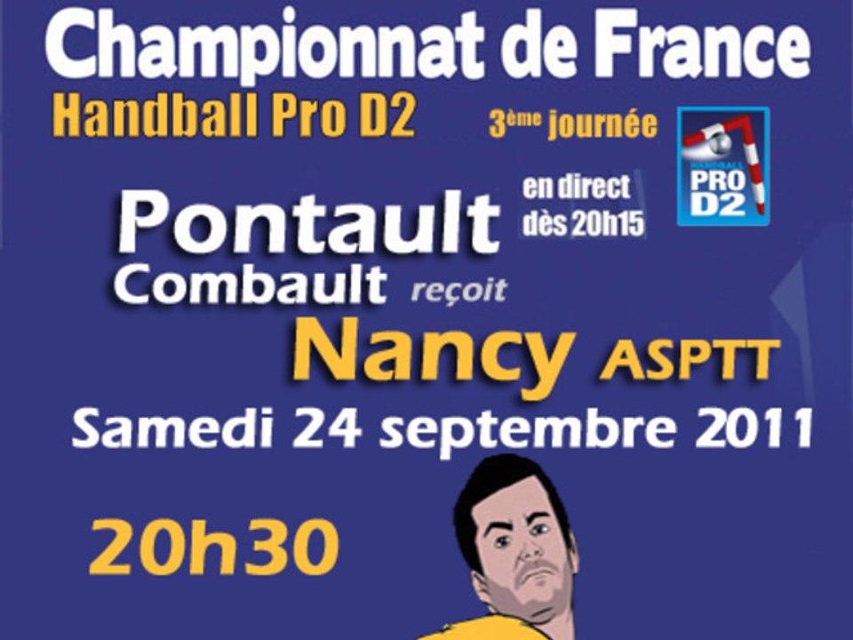 Handball Pro D2 - Pontault-CombaultT HB / Grand Nancy ASPTT HB