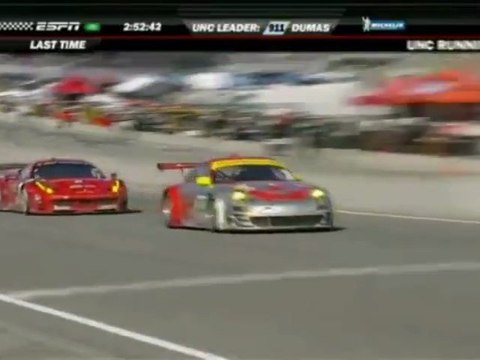 ALMS 2011 - Porsche vs Ferrari GT battle at Laguna Seca