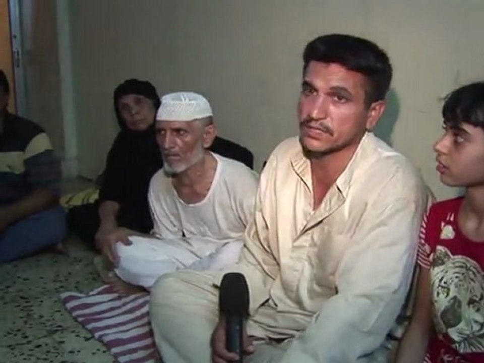 Ärmliches Wohnen im früheren irakischen Verteidigungsministerium