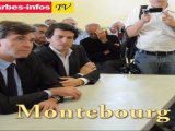 Montebourg-le-protectionniste à Bazet