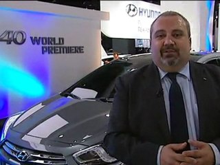 Hyundai i40 berlina al Salone di Barcellona