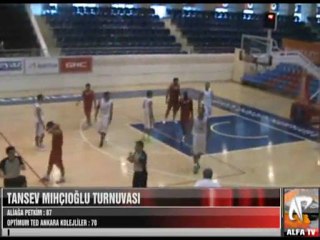 Tansev Mıhçıoğlu Turnuvası Aliağa Petkim - Optimum Ted Ankara Kolejliler 2 Period