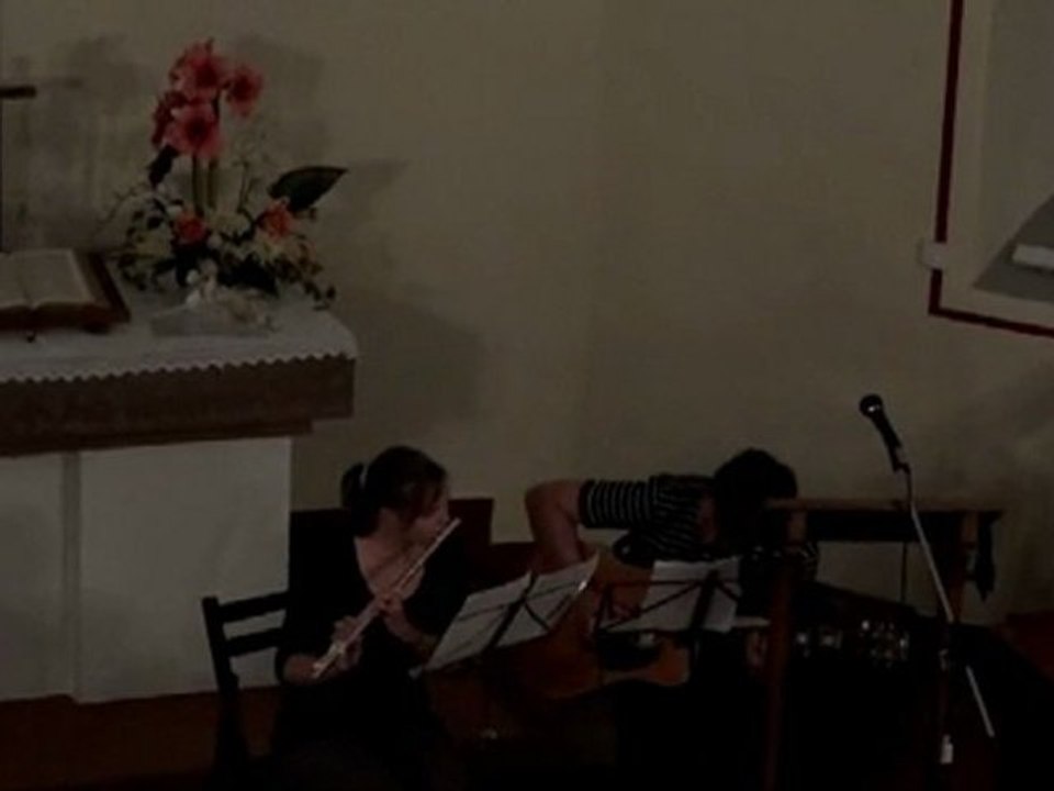 Répétition "My immortal" avec la virtuose Carole - Eglise de Wickersheim