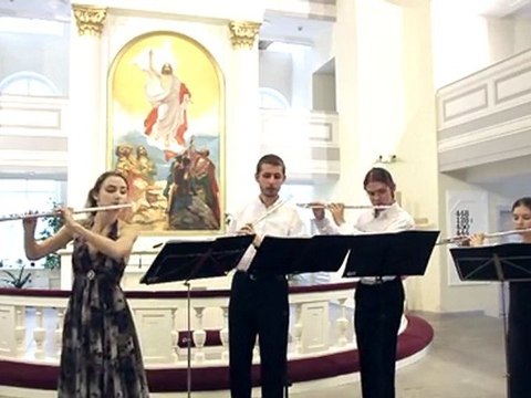 Фридрих Кулау. Квартет. Флейты. София Лубянцева, Алексей Ужегов, Олег Батаев, Александра Муковня