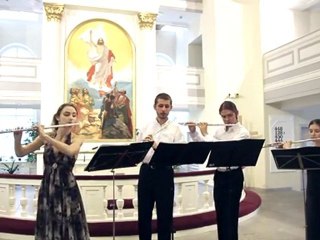 Фридрих Кулау. Квартет. Флейты. София Лубянцева, Алексей Ужегов, Олег Батаев, Александра Муковня
