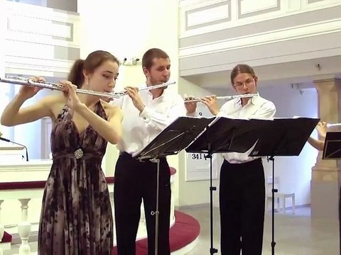 Вивальди. Весна, Времена года . Флейты: София Лубянцева, Алексей Ужегов, Олег Батаев, Александра Муковня