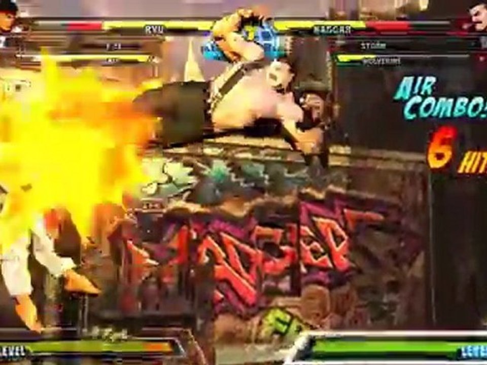 Marvel vs. Capcom 3 - Haggar and Phoenix Gameplay #2
