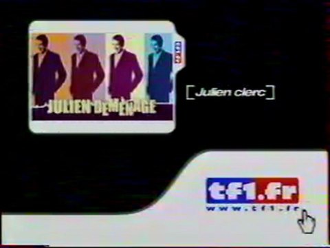 Bande Annonce Promotionnel Julien Deménage Decembre 2001 TF1