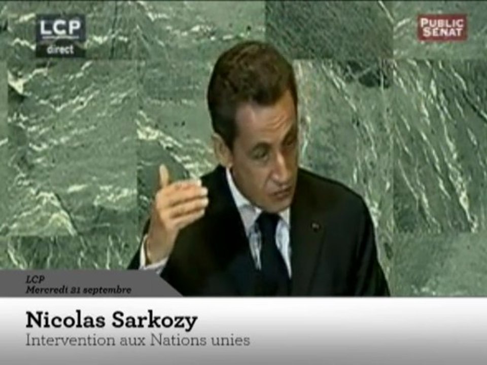 Palestine : Nicolas Sarkozy propose le statut d'Etat observateur