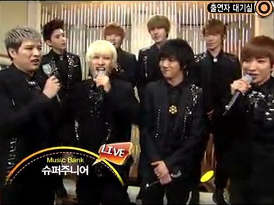 110923 MB Super Junior - Back Stage