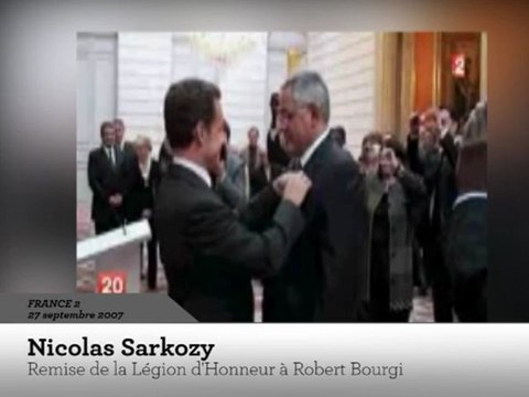 2007 : Nicolas Sarkozy remet la Légion d'honneur à Robert Bourgi
