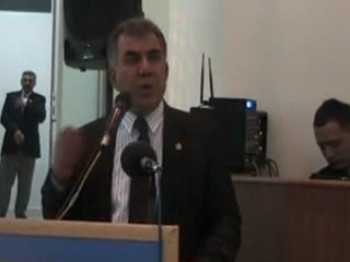 Birlik yemeğinde Özkan Bir Konuşma yaptı