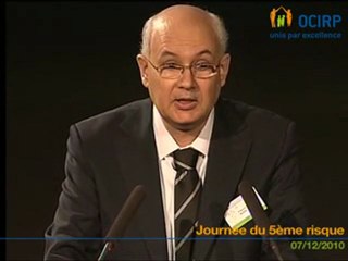OCIRP, Journée du 5e risque, introduction, Paris 7 décembre 2010