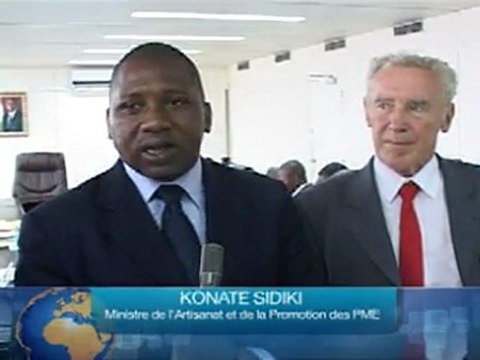 Des investisseurs Irlandais s'engagent aux cotés du Ministère de l'Artisanat et des PME pour la relocalisation des Artisans du District d'Abidjan à Ndotré