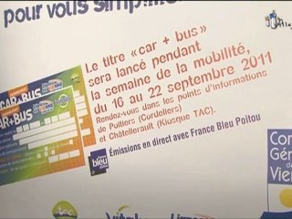 Lancement de la carte "Car + Bus" dans la Vienne