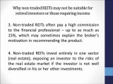 Issues with Non-traded REIT REITs, Securities Fraud Information presented by The White Law Group