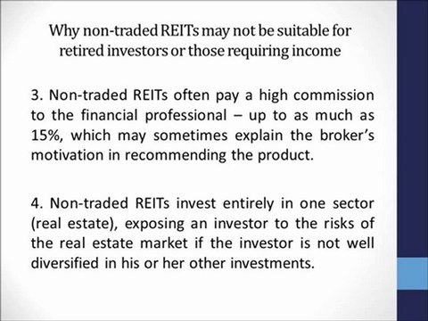 Issues with Non-traded REIT REITs, Securities Fraud Information presented by The White Law Group