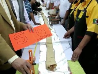 México bate récord con largo taco