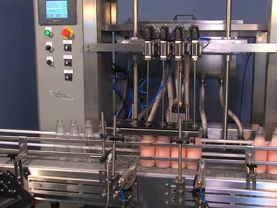 4 Head Pulse Based Gear Pump Bottom Up Filler