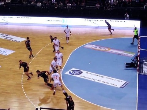 Tir à la hanche - Xavier Barachet - Chambéry vs Dunkerque