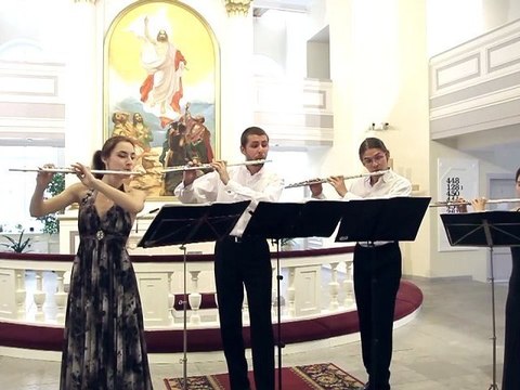 Александр Черепнин. Квартет. Флейты: София Лубянцева, Алексей Ужегов, Олег Батаев, Александра Муковня