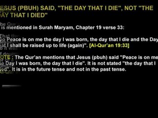 Jesus was raised alive in Islam