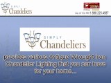 Antique Wrought Iron Chandelier Lighting