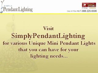 Unique Mini Pendant Lights