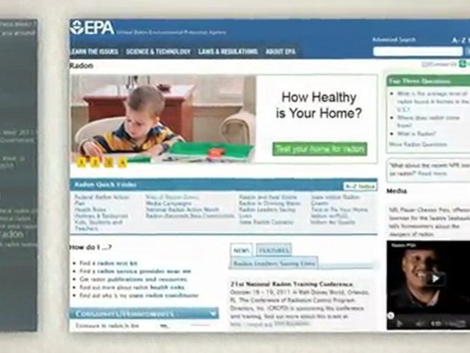 American Radon Awareness Week: October 17th-24th. All Homes Should Be Tested For Radon Gas