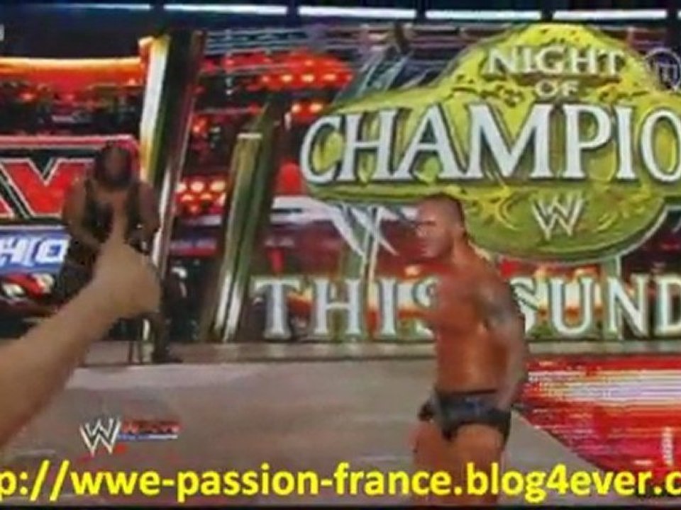 Catch Attack Raw 23/09/11 - Randy Orton VS Cody Rhodes